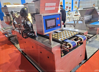 Machine à mouler les biscuits à double couleur haute capacité, extrudeuse de biscuits entièrement automatique, équipement de transformation pour boulangerie