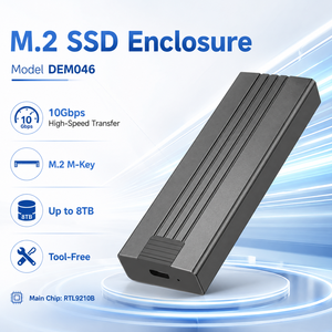 M.2 NVMe/SATA SSD 外壳，USB-C 3.2 Gen2 10Gbps，免工具安装，支持 8TB 2230/2280 SSD，适用于 Windows/Mac/Linux/Android - Product Image 2