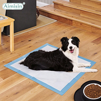 OEM AIMISIN Coussinets d'apprentissage jetables pour chiots et animaux de compagnie, haute absorption, contrôle des odeurs, vente en gros usine