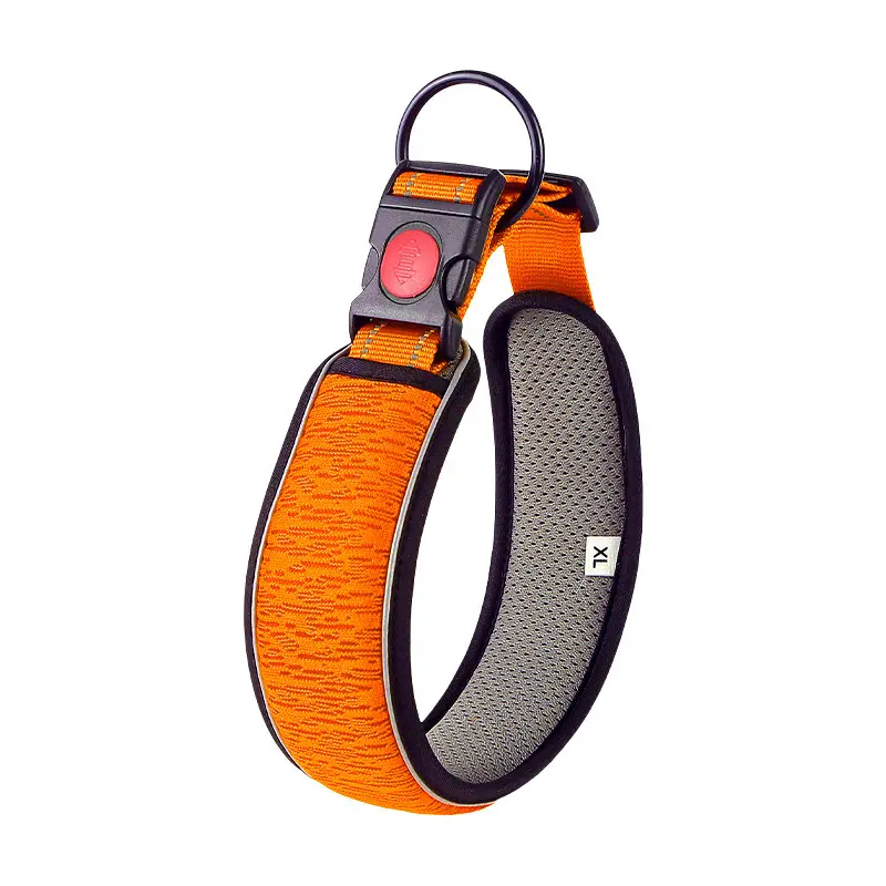 Wholesale pet collars for dogs tactical dog collar High Grade Breathable anti strangulation Dog Collar