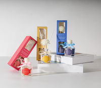 Diffuseur de parfum d'ambiance 50 ml, huile essentielle naturelle, flacon en verre, coffret cadeau personnalisé, marque privée, OEM, ODM