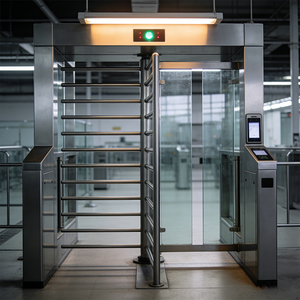 Modules d'accès personnalisables OEM/ODM, <span class=keywords><strong>portillon</strong></span> tournant pleine <span class=keywords><strong>hauteur</strong></span> haute sécurité pour la sécurité des accès piétons en usine - Product Image 6