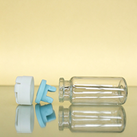 Botol Serum Kaca Transparan 3ml, Botol Ampul Kosmetik Kosong untuk Sampel Esens Perawatan Kulit & Kemasan Estetika Medis