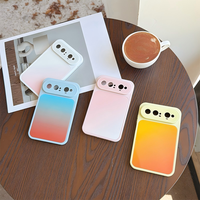 Étui de refroidissement dégradé de style niche haut de gamme pour Huawei Pura X View, modèle pliable plat