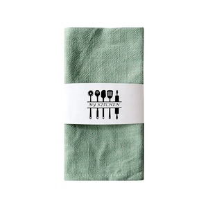 40x40cm Einfache Stoffservietten Handtuch Baumwolle Leinen Servietten Tischset Weiche Esstisch-Servietten Tischset für Hochzeit Party - Product Image 1