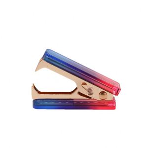 Juego de grapadora acrílica de arcoíris <span class=keywords><strong>para</strong></span> oficina, escuela y hogar, con dispensador de <span class=keywords><strong>cinta</strong></span> grapadora, soporte <span class=keywords><strong>para</strong></span> bolígrafo, caja removedora de notas - Product Image 5