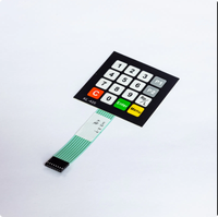 Medizinisches Metall-TFT-Grafik-LED-Hintergrundbeleuchtungs-4,0-Zoll-FPC-Dome-Matrix-Membranschalter
