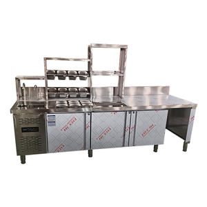 Comptoir de bar à thé au lait rafraîchissant de haute qualité, design personnalisé pour bar à bubble tea - Product Image 1