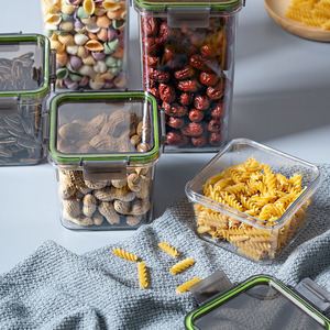 BPA-free Plastic Food <strong>Storage</strong> <strong>Container</strong> <strong>Storage</strong> Jars Set Kitchen <strong>Storage</strong> Box with Lid - Product Image 2