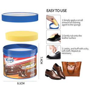 <span class=keywords><strong>Gel</strong></span> <span class=keywords><strong>Limpiador</strong></span> <span class=keywords><strong>de</strong></span> Cuero 200g, Detergente con Ingredientes Activos Abrillantadores 30-50% para Limpiar Sofás, <span class=keywords><strong>Zapatos</strong></span> y Ropa <span class=keywords><strong>de</strong></span> Cuero - Product Image 3