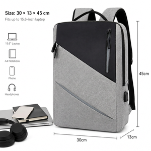 Mochila <span class=keywords><strong>de</strong></span> Diseño Nueva para Oficina y Portátil, Mochila <span class=keywords><strong>de</strong></span> Nailon Negra para Portátil, Mochilas Personalizadas con Logotipo, Antirrobo, Mochilas Escolares Personalizadas para Portátil - Product Image 3