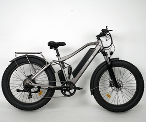 Bicicletta Elettrica con Pneumatici Larghi, Telaio in Alluminio, Batteria al Litio 48V, Motore 750W, Sospensione Completa, Consegna in 5-7 Giorni dal Magazzino USA - Product Image 1