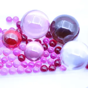 批发圆球3毫米5毫米7毫米-50毫米合成立方氧化锆红宝石2 #3 #5 #8 # 珠宝用宽松宝石