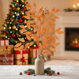 Vente directe usine Guirlande de verdure artificielle 67 cm, tiges de Ruscus italien luxuriantes pour bouquets de mariage DIY - Product Image 1