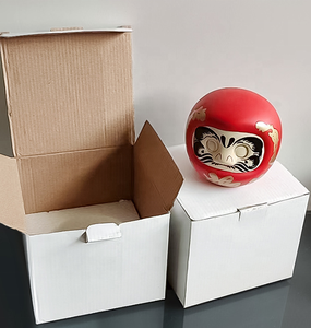 Figurine japonaise 10*10*10cm, cadeau, Daruma porte-bonheur, tirelire en céramique, pour l'ouverture d'une entreprise, rouge, Japon - Product Image 3