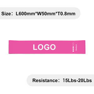 Custom Logo Resistance <b>Bands</b>, Exercise Loop <b>Band</b> 5-Set with Carry Bag, Elastic <b>Workout</b> <b>Bands</b> for Men Women, Strength Training - Product Image 4