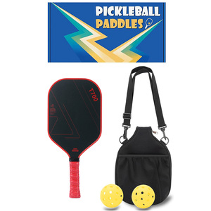 Raquette de pickleball T700 41,5 cm en fibre de carbone avec poignée antidérapante, équipement sportif pour adultes - Product Image 3