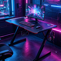 Mesa de Computadora para Juegos y Estudio, Diseño Ajustable en Altura, para Oficina y Hogar, Marca Yuantu, Venta al Por Mayor
