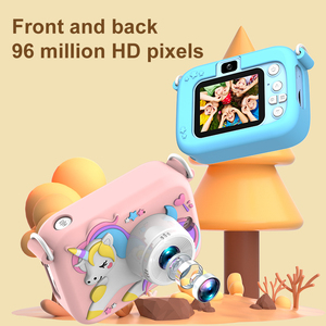 กล้องดิจิตอลเด็กแบบการ์ตูนสองเลนส์ รุ่น Sourcing Ark ความละเอียด 1080P HD หน้าจอ 2.0 นิ้ว แบตเตอรี่ 400mAh ฟังก์ชั่น CMOS MP3 รุ่น D12M - Product Image 2
