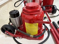 Cric hydraulique pneumatique en acier moulé de 50 tonnes, hauteur maximale 425 mm, certifié CE, garantie 1 an, pour la réparation de camions lourds