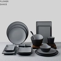 Assiette en mélamine bicolore pour hot pot et barbecue, qualité alimentaire A5