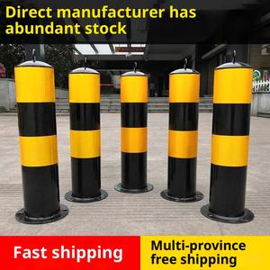 Huijing Wolk. Waarschuwingskolom Verdikte Stalen Buis Anti-Botsing Beschermende Rail Weg Grondstapel Vaste Isolatiebarricade - Product Image 5