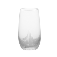 Verre à boire en verre transparent de 400 ml avec motif d'herbe gravé, style vintage, écologique pour la maison, le bar, le restaurant, le service de boissons