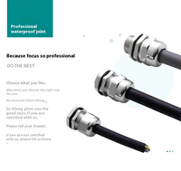 Presse-étoupes personnalisables de haute qualité R & R M12 M16 M20 M25 M32 M40 M50 M63 étanche IP68 échantillon gratuit en métal