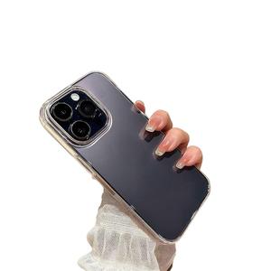 Lớn bốn góc chống thả trong suốt bảo vệ bìa cho <span class=keywords><strong>Apple</strong></span> cho <span class=keywords><strong>iPhone</strong></span> 15 Pro Max 17 thẳng cạnh điện thoại trường hợp - Product Image 3