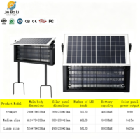 Lampe anti-moustiques solaire d'extérieur, tue-insectes UV, étanche IP67, en ABS et métal, modèle MWD