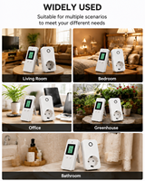 Contrôleur de thermostat numérique compact pour applications de chauffage et de refroidissement avec utilisation facile