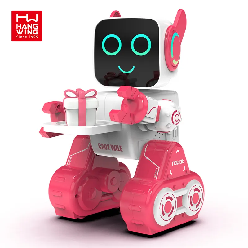 HW remote control intelligent programming cute pink Kaideweile singing and dancing electric radio RC smart robot toys for kids