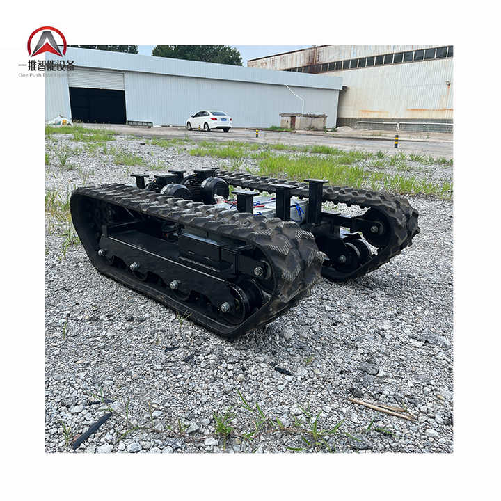 Rubber Track Chassis Caterpillar Undercarriage Crawler Used for ...