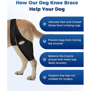 OEM tutore per cani ACL per zampe posteriori anteriori strappate e posteriori ACL strappo ginocchiera per cani regolabile per artrite lugusta <span class=keywords><strong>rotula</strong></span> - Product Image 2