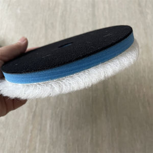 Tampon de polissage en <span class=keywords><strong>laine</strong></span> d'agneau blanc de 3 pouces pour voiture - Product Image 3