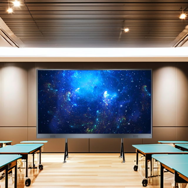 136/165/220inch Big TV Interactive Smart LED All-in-One Display Smart Board Infrared Touch Screen Full Color High Retail Store