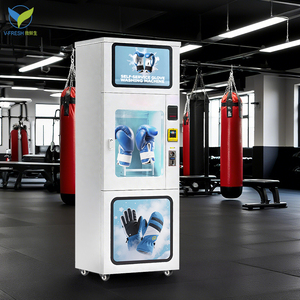 เครื่องจำหน่ายถุงมือทำความสะอาดแบบใหม่ VFresh พร้อมระบบฆ่าเชื้อด้วยแสง UV และหน้าจอสัมผัส สำหรับสถานที่สกีสาธารณะ - Product Image 1