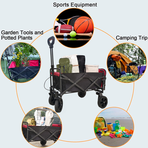 इलेक्ट्रिक ढहने एल्यूमीनियम शिविर समुद्र तट ट्रॉली 7 "पहियों 2000mah 16.8v उपकरण कार्ट के साथ - Product Image 6