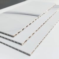 Panneau composite WPC en aluminium alvéolaire avec finition bois, miroir de façade, revêtement mural moderne pour salon, étanche