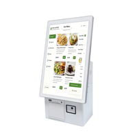 Terminal de Pago con Pantalla Táctil de 21.5 Pulgadas para Pedidos de Autoservicio, Terminal POS Android WiFi, Máquina de Pago sin Efectivo para Restaurantes