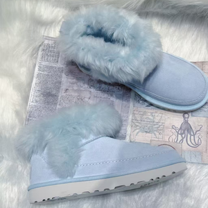 Botas de Nieve de Diseño de Lujo al por Mayor, Elegantes, Antideslizantes, Cómodas, Cálidas, Ligeras, Transpirables, Personalizadas, con Forro de Cuero Genuino - Product Image 6