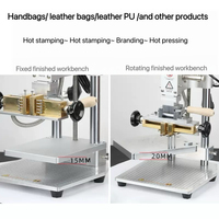 Machine de marquage à chaud multifonctionnelle à moule à changement rapide 0,5 kW 16 kg pour étuis de téléphone portable en cuir, carnets, logo multi-tension