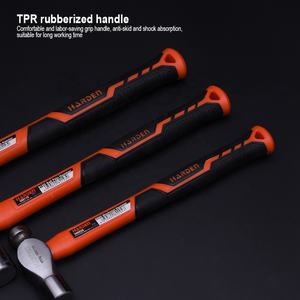 Harden martelo profissional, 450g 680g 910g de aço carbono bola de peim com fibra de vidro e punho de madeira - Product Image 5