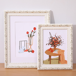 Tinh Tế Tùy Chỉnh Kích Thước & Màu Sắc Phong Cách Châu Âu Bạc Vàng Rắn Gỗ Khung Ảnh Đứng Treo Trang Trí Nghệ Thuật Pic Khung - Product Image 3