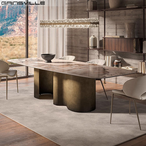 Juego de Mesa de Comedor Rectangular Moderno de Lujo para <span class=keywords><strong>8</strong></span> a 10 Personas, Muebles de Comedor de Foshan - Product Image 2