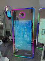 Location commerciale 65 pouces Portable Selfie Photo Booth Magic Photobooth Miroir pour la fête de mariage miroir photomaton avec caméra