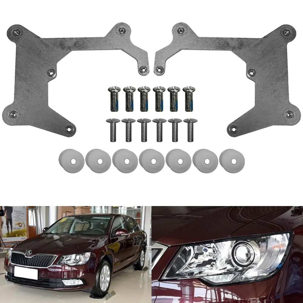 TAOCHIS araba Styling çerçeve adaptörü modülü DIY braketi tutucu Skoda Superb halojen 2013-2015 HID xenon Hella 3R 5 G5 projektör