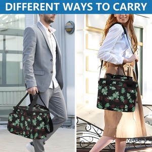 กระเป๋าเก็บความเย็นลายดอกโอฮิอาเลฮัวแบบพกพาขนาดใหญ่ ป้องกันการรั่วซึม พร้อมสายสะพายไหล่ สามารถสกรีนโลโก้ได้ - Product Image 6