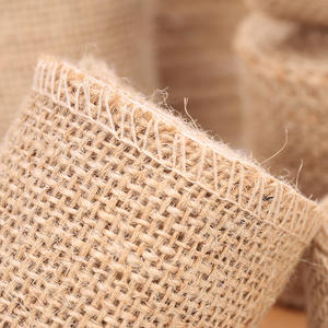 शिल्प के लिए प्राकृतिक बर्प कपड़े रोल रोल, शादी की सजावट के लिए जूट कपड़े रोल - Product Image 6