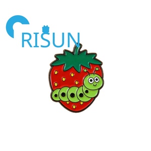 Broche en émail personnalisée, mignonne, motif dessin animé, reptile, insectes, ver arc-en-ciel, ver rampant, chenille, broches en émail - Product Image 4